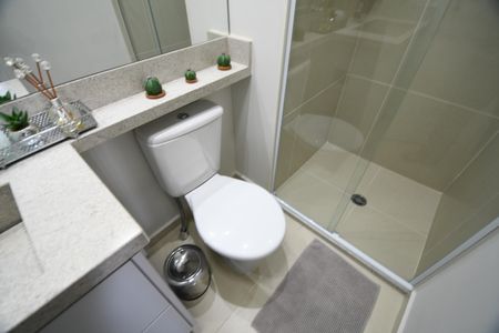 Apartamento à venda com 56m², 2 quartos e 1 vagaBanheiro Social