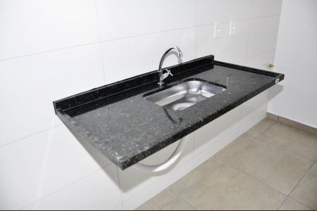 Apartamento à venda com 40m², 2 quartos e 1 vaga Apartamento à venda com 40m², 2 quartos e 1 vagaDetalhe - Cozinha Americana