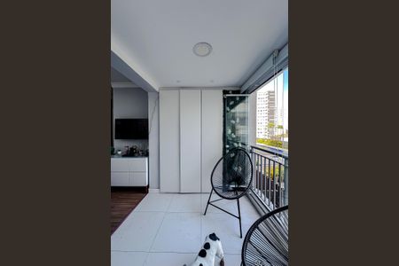 Varanda da Sala de apartamento à venda com 2 quartos, 59m² em Brás, São Paulo