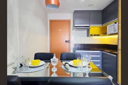 Studio à venda com 37m², 1 quarto e 1 vagaCozinha 