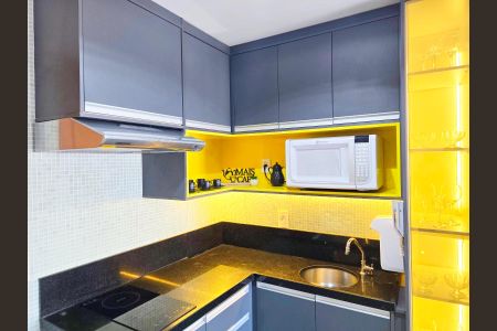 Studio à venda com 37m², 1 quarto e 1 vagaCozinha 