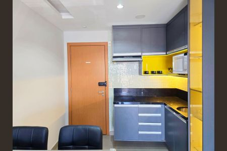 Studio à venda com 37m², 1 quarto e 1 vagaCozinha 