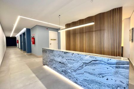 Studio para alugar com 29m², 1 quarto e sem vaga Studio para alugar com 29m², 1 quarto e sem vagaHall social