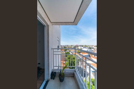 Varanda da Sala de apartamento à venda com 2 quartos, 51m² em Vila Leopoldina, Santo André