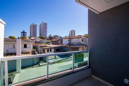 Varanda do quarto 1 de apartamento à venda com 2 quartos, 60m² em Vila Alzira, Santo André