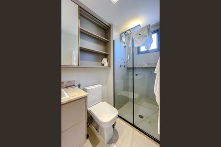 Banheiro de apartamento para alugar com 1 quarto, 28m² em Vila Mariana, São Paulo