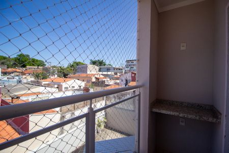 Varanda da Sala de apartamento para alugar com 2 quartos, 54m² em Vila Barcelona, Sorocaba