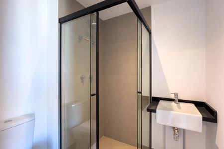 Studio para alugar com 22m², 1 quarto e sem vaga Studio para alugar com 22m², 1 quarto e sem vagaBanheiro