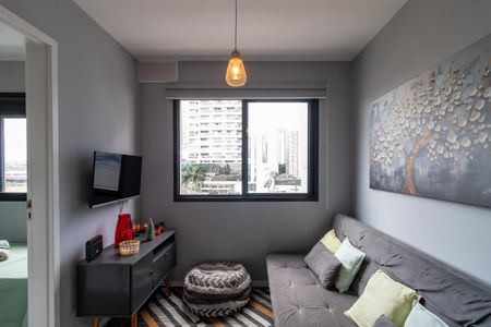 Sala de apartamento à venda com 2 quartos, 34m² em Barra Funda, São Paulo