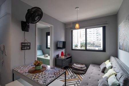 Sala de apartamento à venda com 2 quartos, 34m² em Barra Funda, São Paulo