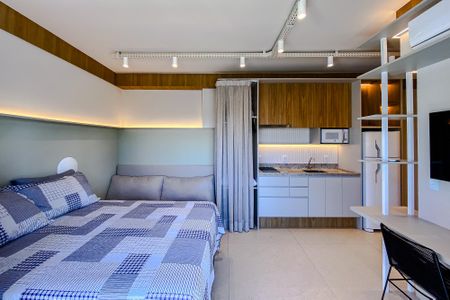 Studio à venda com 28m², 1 quarto e sem vaga Studio à venda com 28m², 1 quarto e sem vagaSala/Quarto