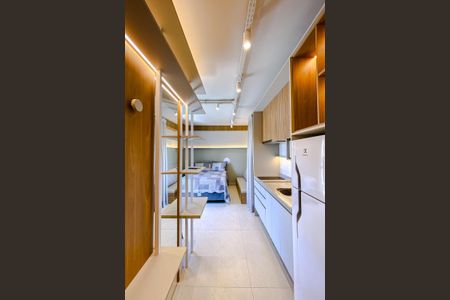 Studio à venda com 28m², 1 quarto e sem vaga Studio à venda com 28m², 1 quarto e sem vagaCozinha