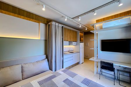 Studio à venda com 28m², 1 quarto e sem vaga Studio à venda com 28m², 1 quarto e sem vagaSala/Quarto