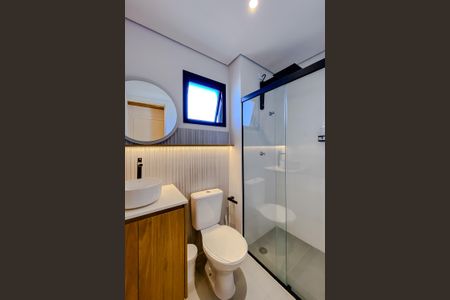 Banheiro de kitnet/studio à venda com 1 quarto, 28m² em Mooca, São Paulo