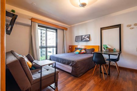 Studio de kitnet/studio para alugar com 1 quarto, 23m² em Jardins, São Paulo
