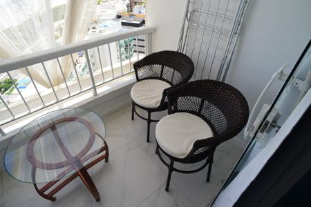 Varanda de apartamento para alugar com 1 quarto, 50m² em Barra da Tijuca, Rio de Janeiro