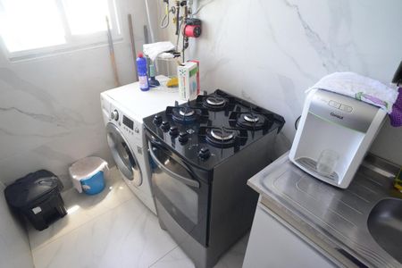 Apartamento para alugar com 50m², 1 quarto e 1 vagaDetalhe da area de serviço
