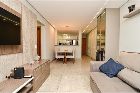 Sala de Estar de apartamento à venda com 2 quartos, 79m² em Sagrada Família, Belo Horizonte