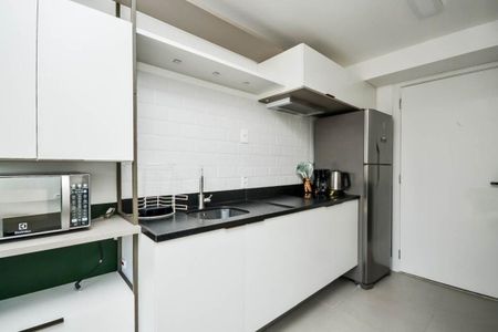 Cozinha de kitnet/studio para alugar com 1 quarto, 26m² em Partenon, Porto Alegre