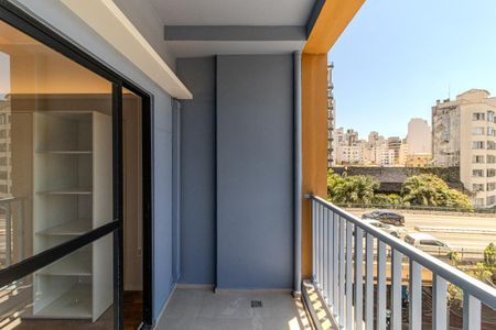 Varanda Studio de kitnet/studio para alugar com 1 quarto, 33m² em República, São Paulo