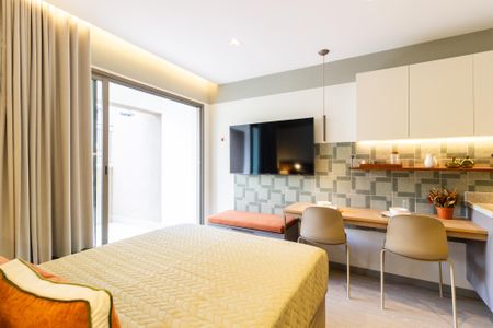 Studio para alugar com 33m², 1 quarto e sem vagaStudio