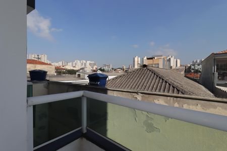 Varanda da suíte de apartamento para alugar com 2 quartos, 50m² em Jardim Ocara, Santo André
