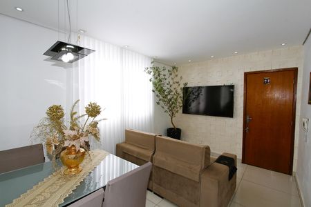 Sala de apartamento para alugar com 3 quartos, 59m² em Nova Granada, Belo Horizonte