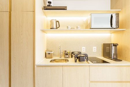 Studio à venda com 25m², 1 quarto e sem vagaCozinha