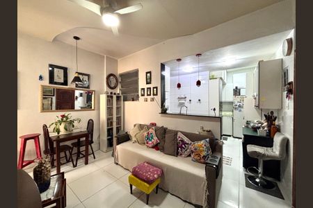 Sala de apartamento à venda com 1 quarto, 36m² em Botafogo, Rio de Janeiro