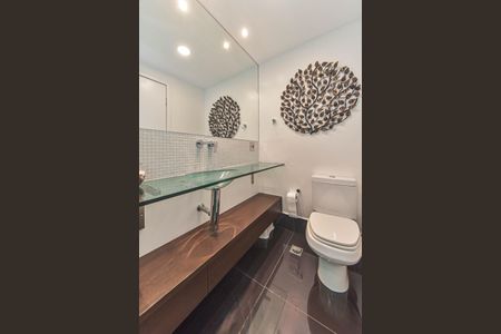 Banheiro Social de apartamento à venda com 2 quartos, 70m² em Cidade Monções, São Paulo