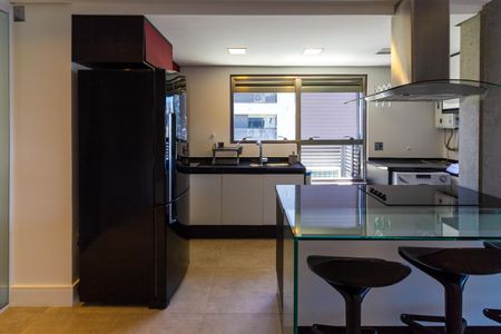 Apartamento para alugar com 90m², 1 quarto e 1 vaga Apartamento para alugar com 90m², 1 quarto e 1 vagaCozinha Americana