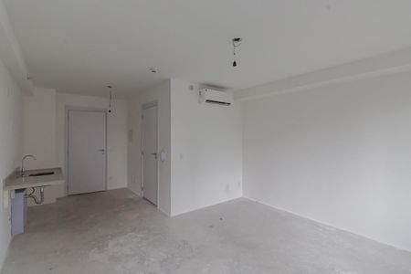Quarto e Cozinha de apartamento à venda com 1 quarto, 30m² em Indianópolis, São Paulo