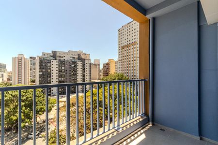 Varanda Studio de kitnet/studio para alugar com 1 quarto, 33m² em República, São Paulo