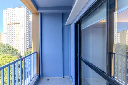 Studio para alugar com 33m², 1 quarto e sem vagaVaranda