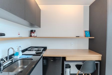 Studio à venda com 16m², 1 quarto e sem vaga Studio à venda com 16m², 1 quarto e sem vagaCozinha