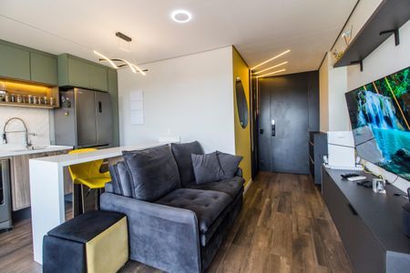 Sala  de apartamento à venda com 2 quartos, 57m² em Vila Sao Luiz (valparaizo), Santana de Parnaíba