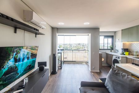 Sala  de apartamento à venda com 2 quartos, 57m² em Vila Sao Luiz (valparaizo), Santana de Parnaíba