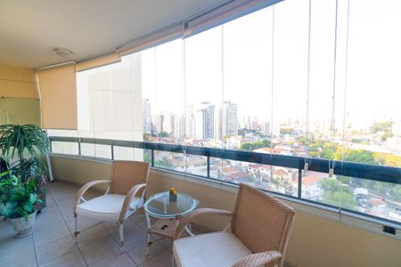 Sacada da Sala de apartamento à venda com 3 quartos, 113m² em Bosque da Saúde, São Paulo