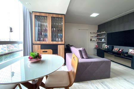 Varanda da Sala de apartamento à venda com 3 quartos, 96m² em Grajaú, Belo Horizonte