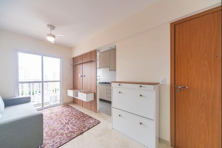 Sala de apartamento para alugar com 1 quarto, 37m² em Vila Assunção, Santo André