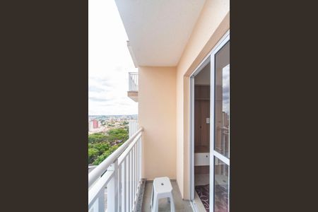 Varanda da Sala de apartamento para alugar com 1 quarto, 37m² em Vila Assunção, Santo André