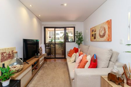 Sala de apartamento à venda com 3 quartos, 79m² em Brooklin, São Paulo