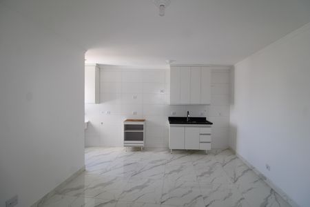 Sala/Cozinha de apartamento à venda com 1 quarto, 38m² em Parque Peruche, São Paulo