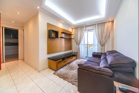 Sala de apartamento à venda com 2 quartos, 55m² em Jardim do Estádio, Santo André