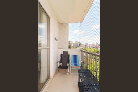 Varanda da Sala de apartamento à venda com 3 quartos, 65m² em Real Parque, São Paulo