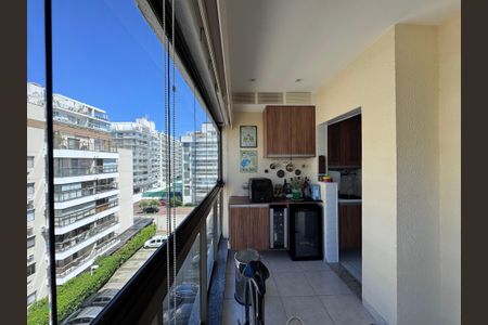 Varanda de apartamento para alugar com 3 quartos, 211m² em Recreio dos Bandeirantes, Rio de Janeiro