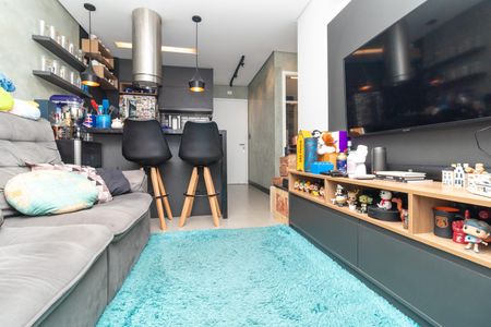 Sala de apartamento à venda com 1 quarto, 47m² em Parque Industrial Tomas Edson, São Paulo