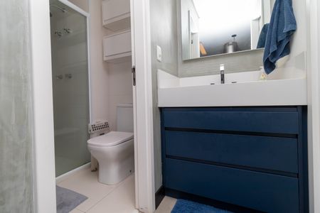 Apartamento à venda com 47m², 1 quarto e 1 vaga Apartamento à venda com 47m², 1 quarto e 1 vagaBanheiro