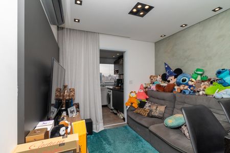 Sala de apartamento à venda com 1 quarto, 47m² em Parque Industrial Tomas Edson, São Paulo