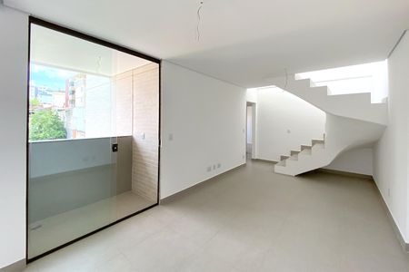 Sala de apartamento à venda com 3 quartos, 135m² em Sagrada Família, Belo Horizonte